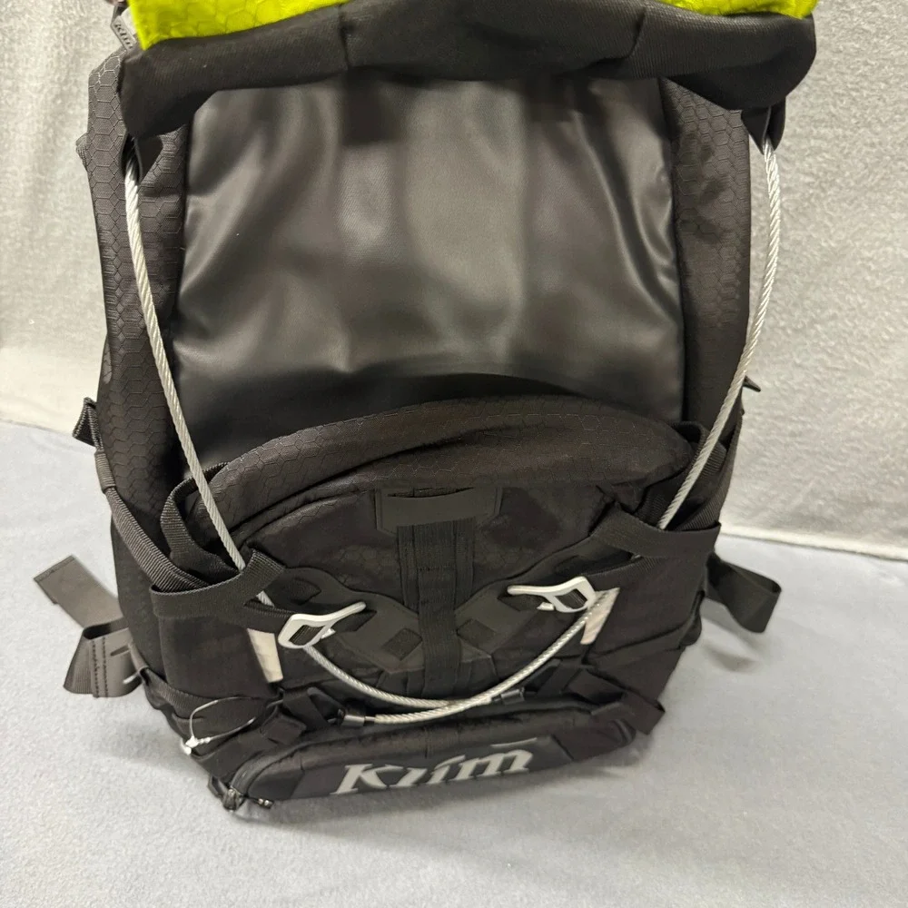 Klim Backpack Adult D30 Tek Tech Pak Black Moto Armored Lockable CLEAN